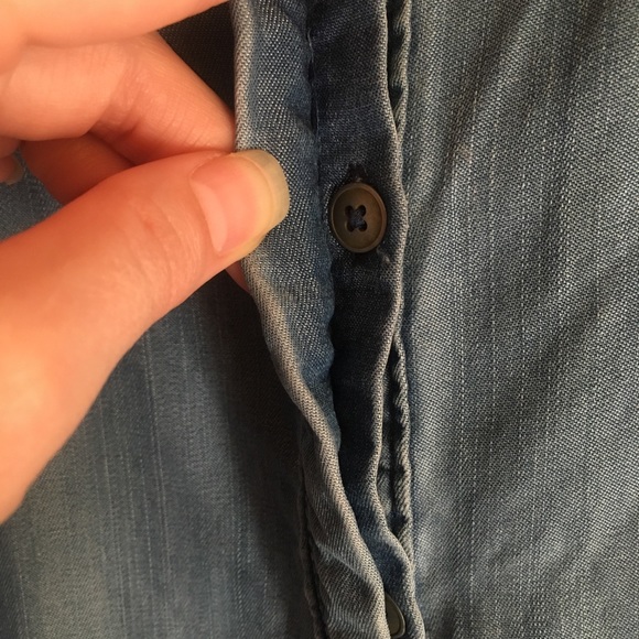 Anthropologie ombré Holding Horses denim shirt. - Picture 5 of 7